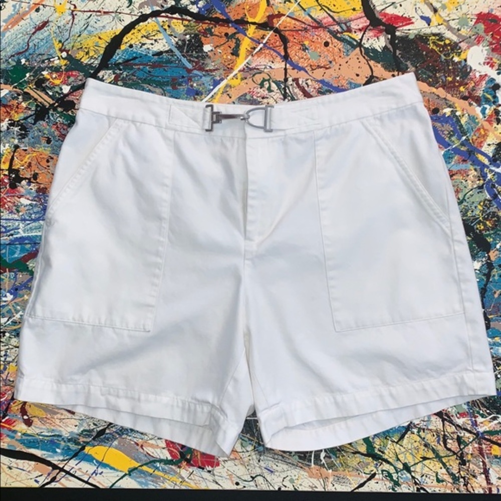 Lauren by Ralph Lauren white shorts